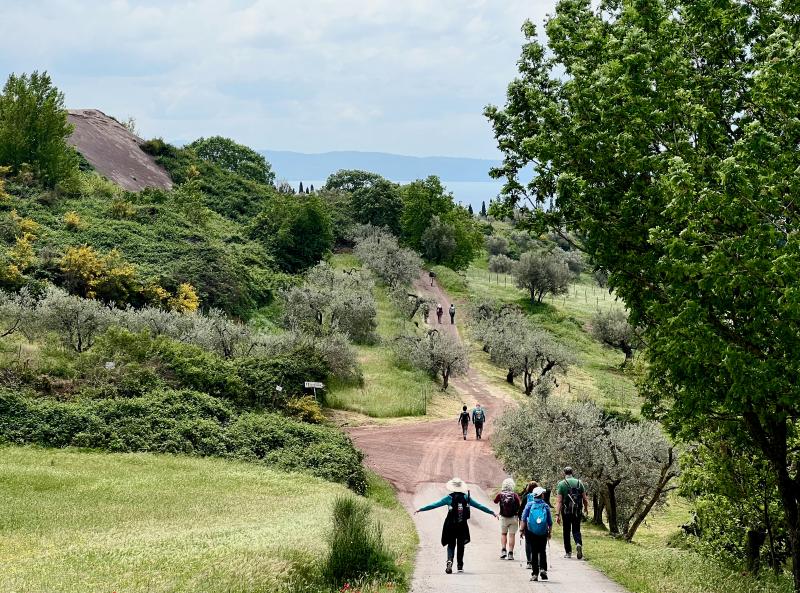 Above Lago di Bolsena